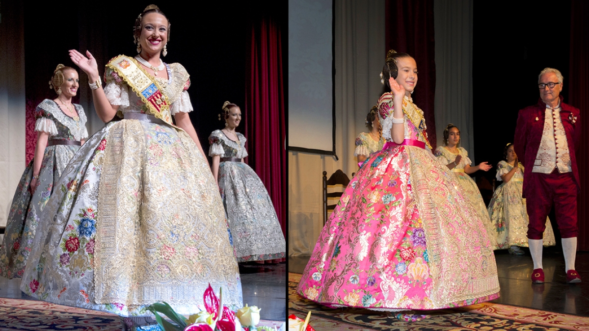 Los espolines de Lidia y Valeria, Falleras Mayores de Alzira