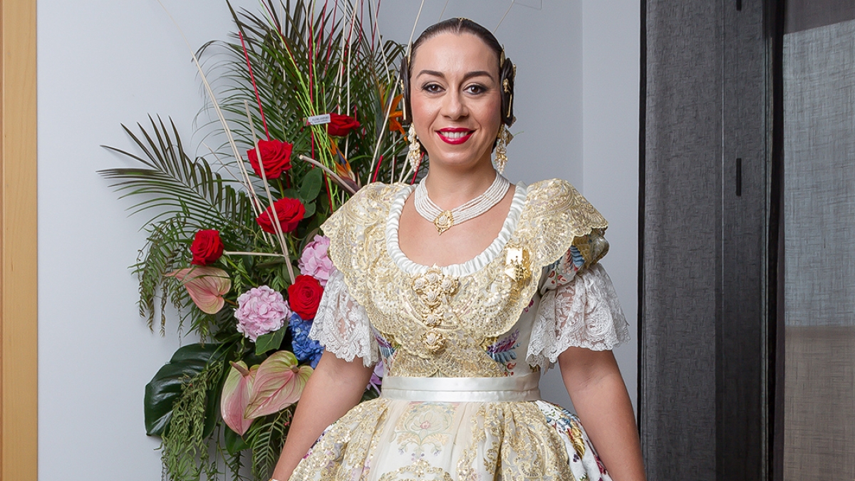 El traje de la exaltación de Carmen, Fallera Mayor de Torrent 2019